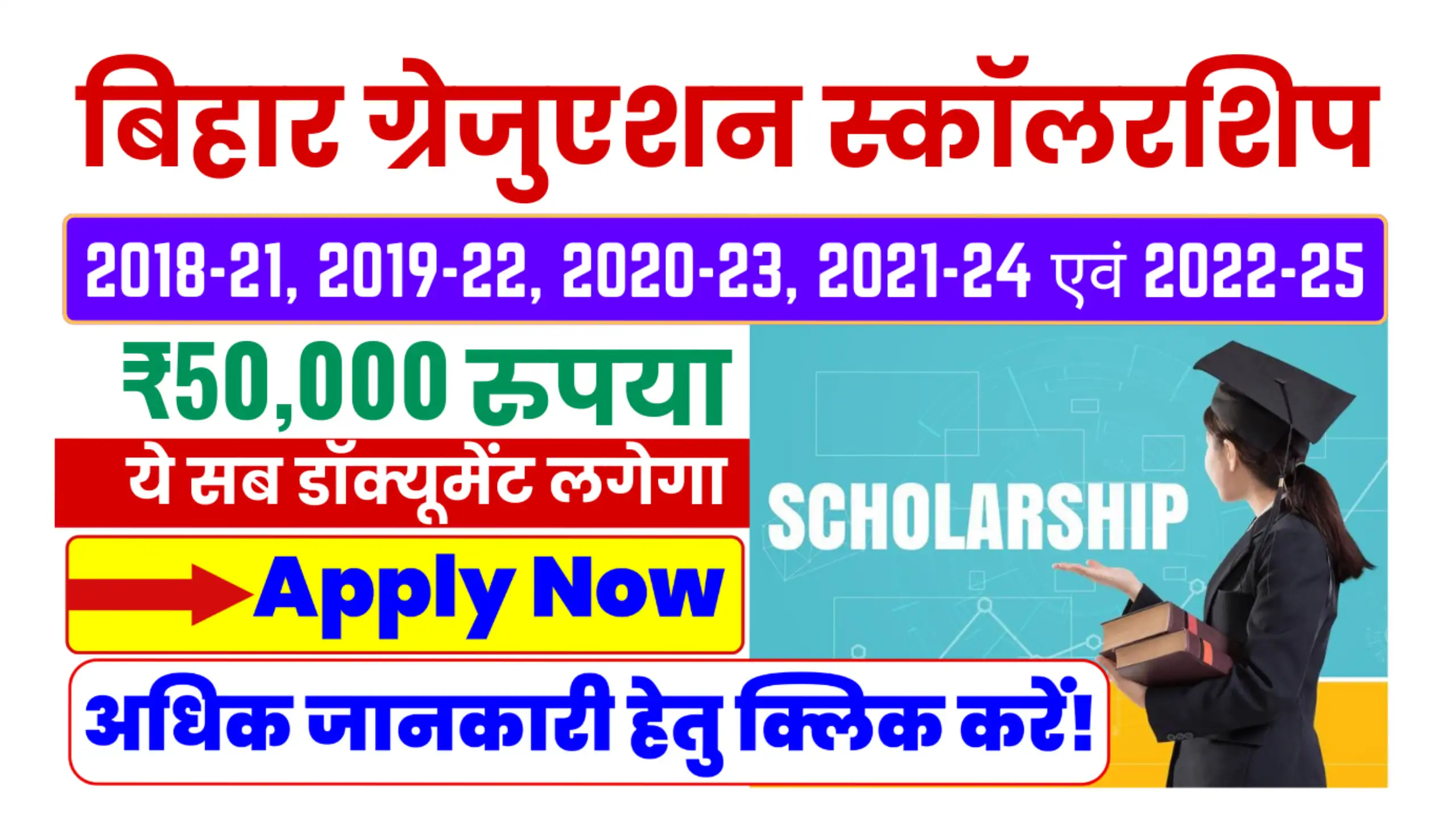 Bihar Graduation Scholarship Online Apply 2025